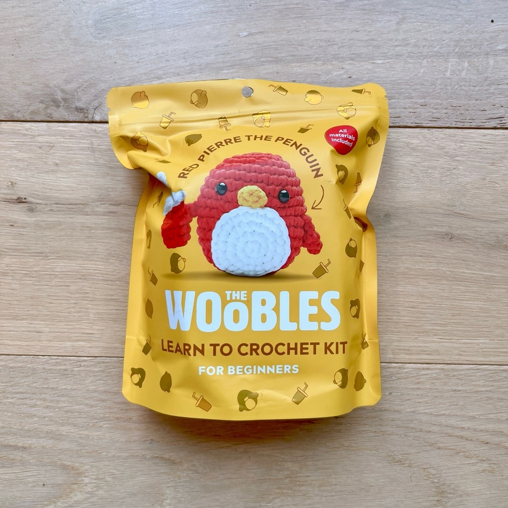 The Woobles Crochet Kit - Red Pierre The Penguin - McDonald’s